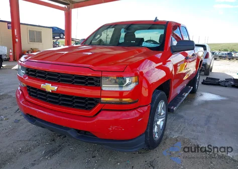 2018 Chevrolet Silverado 1500 Custom из США, поврежденный, VIN 1GCRCPEH7JZ190964